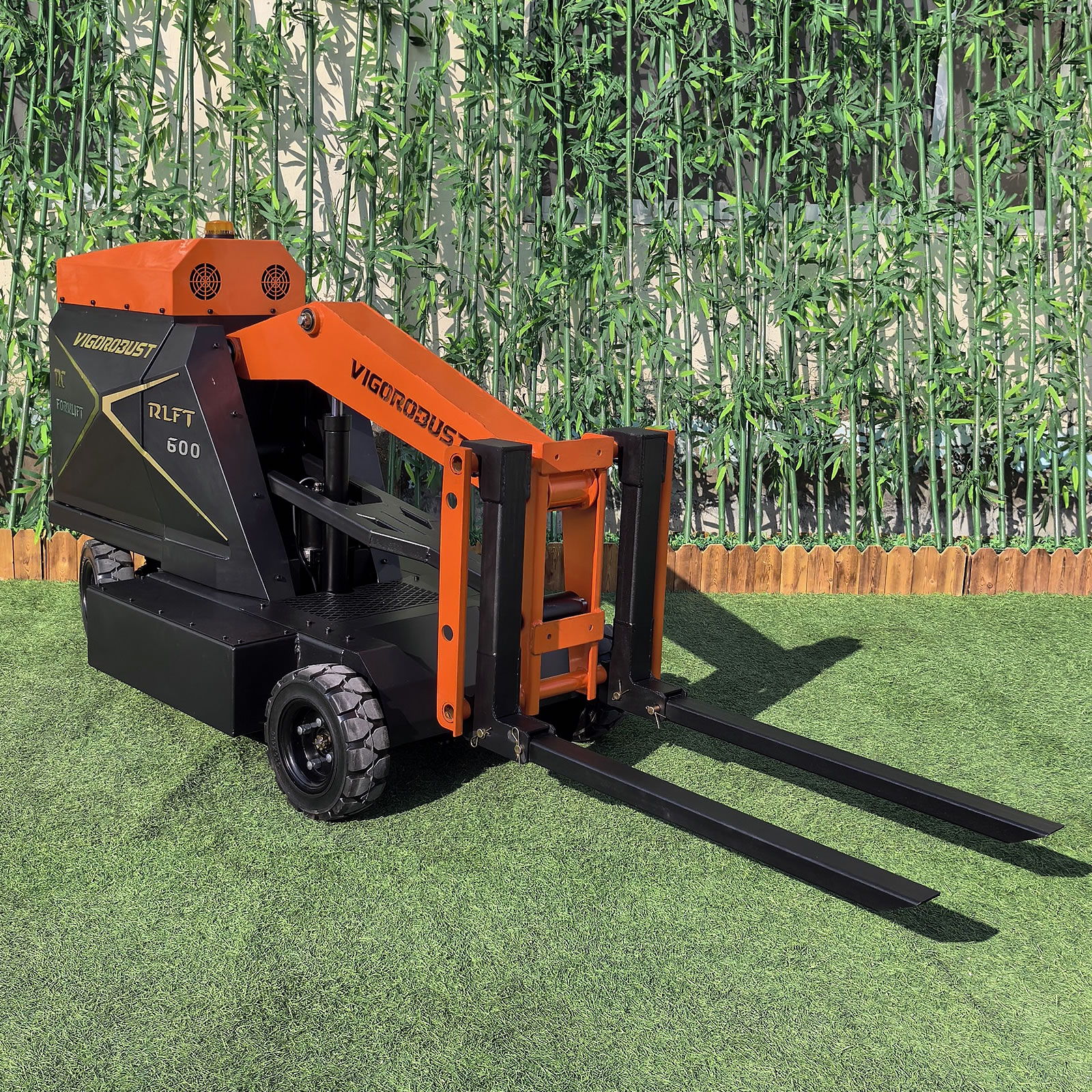 Orange Remote Control Forklift (RLFT600) - Image 2